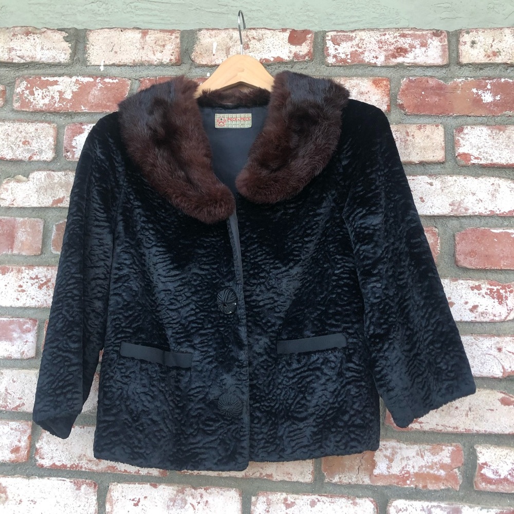 Peck & Peck Persian Lamb Vintage Coat! - Picture 2 of 15